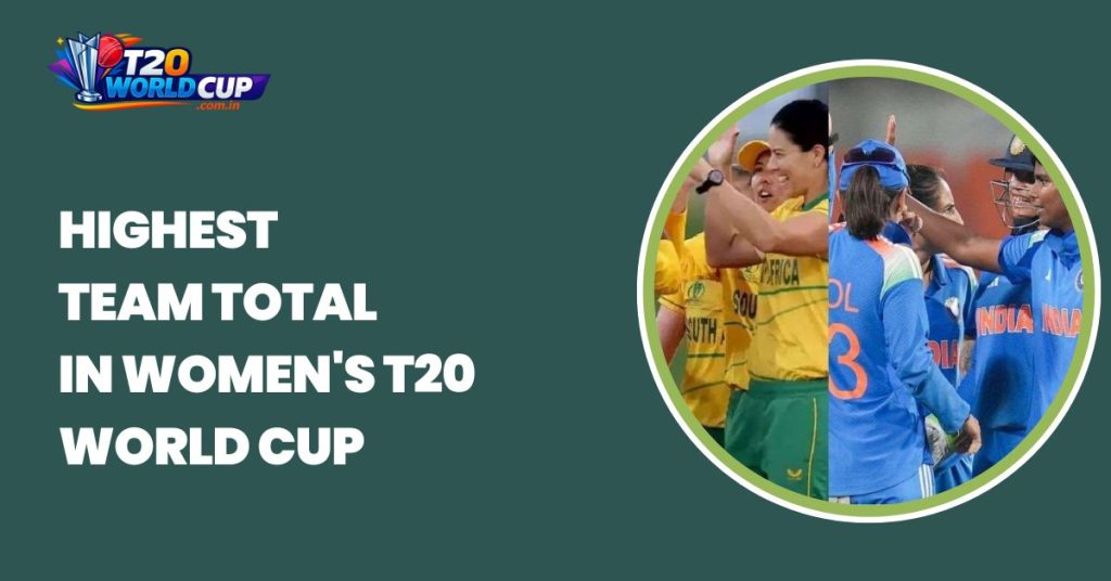 Highest Team Total In Women's T20 World Cup