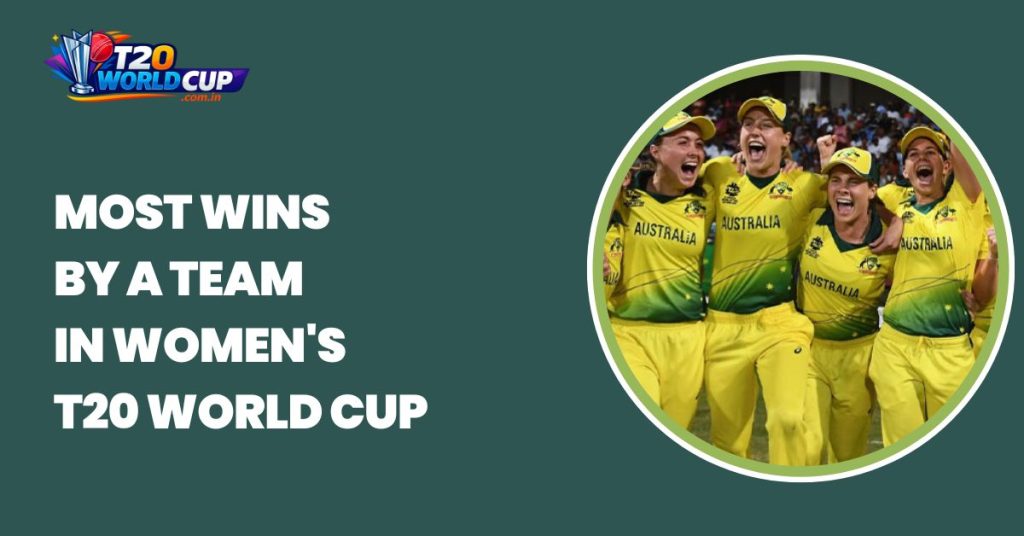 Most Wins By A Team In Women's T20 World Cup