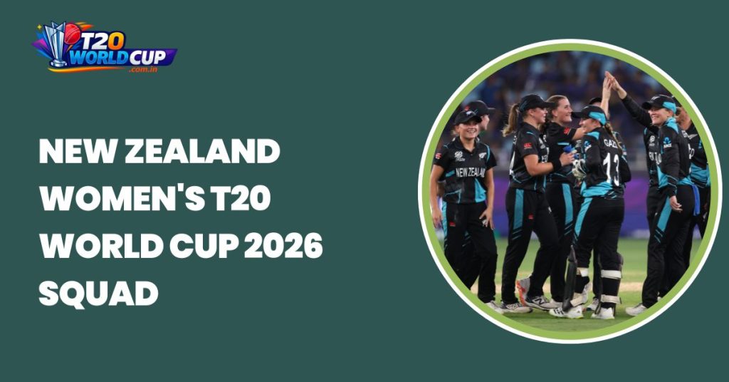 New Zealand Women's T20 World Cup 2026 squad