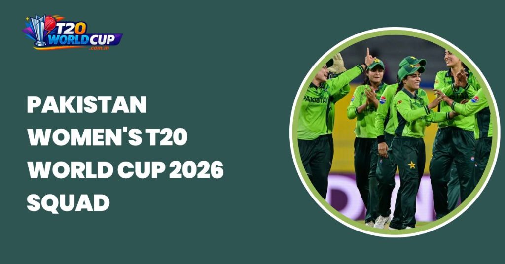 Pakistan Women's T20 World Cup 2026 squad