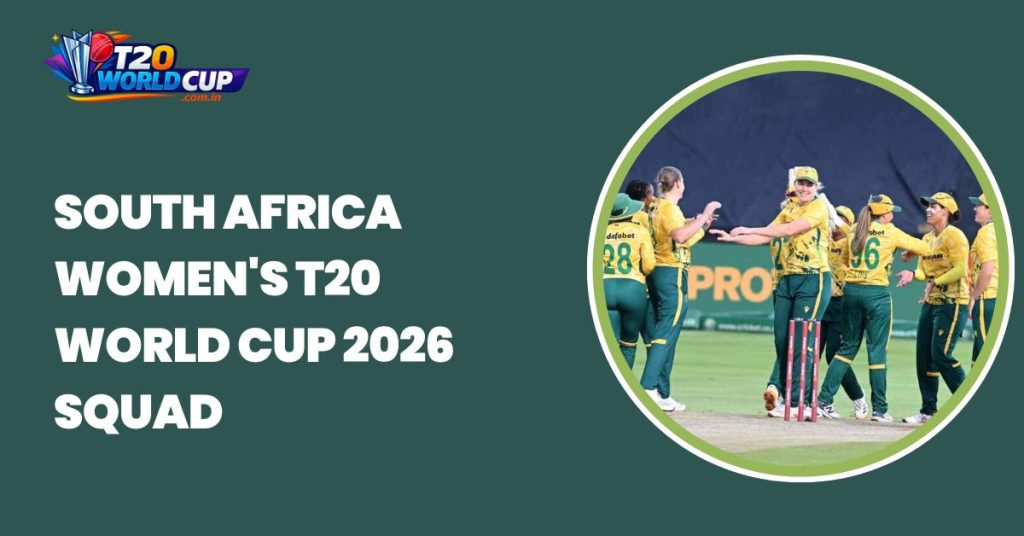 South Africa Women's T20 World Cup 2026 squad