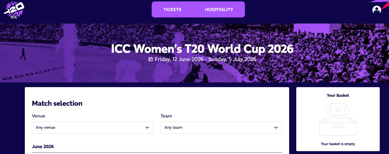 Visit the Official ICC Ticket Portal Visit the Official ICC Ticket Portal